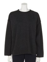 インサイドアウトニットプルオーバー/チャコールグレー