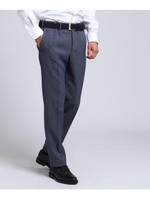 ウールライクバーズアイ パンツ/ブルー(092)