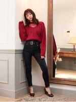 ウエストベルトスキニーdenim/インディゴ