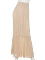 カギ針ニットマーメイドスカート/ベージュ