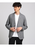 グレンチェック ウォッシュドジャケット/ダークグレー(213)