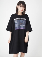 ゲームオーバーBigTシャツ/ブラック