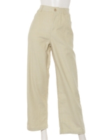 コーデュロイワイドパンツ/ホワイト