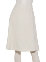 サイドリングツイードスカート/オフホワイト