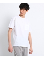 シアサッカー ポケット Ｔシャツ/ホワイト(001)