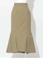 シェルドライマーメイドスカート/カーキ