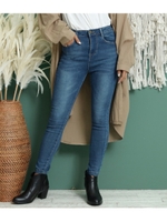 ストレッチスキニーパンツ/ライトブルー(038)