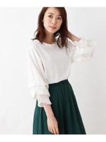 タックスリーブプルオーバー/アイボリー(004)