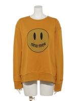 ニコちゃんロングスリーブトップス/YE