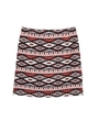 ネイティブ柄ミニスカート/ORANGE