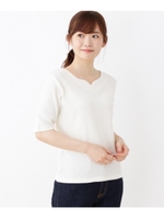 ハートネック プルオーバー/オフホワイト(003)