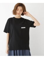 バック サークル ロゴ  半袖  Tシャツ/ブラック(019)