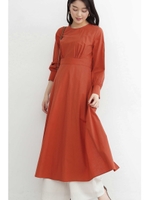 バックオープンワンピース/レッド(100)