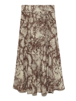 バックシャーリングスカート/MIX