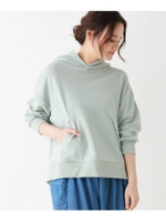 バックプリーツパーカー/ライトグリーン(021)