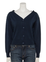 バックリボンカーデ/グリーン