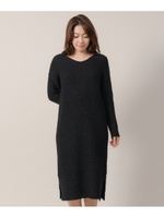 バルキーニットワンピース/ブラック