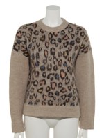ヒョウ柄 ニット/MI