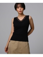 ピマテレコ レースタンクトップ/ブラック(019)