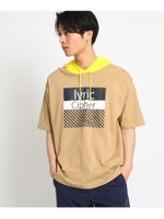 フード付きTシャツ/ベージュ(052)