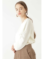 フィリー袖フリルカットソー/CHALK(030)