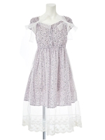 フラワーチュールワンピース/ピンク