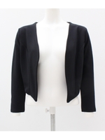 フロントオープンショートジャケット/ブラック(027)