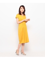 プレミアムスムースワンピース/イエロー(032)