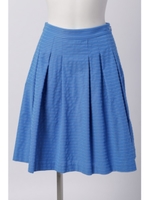 ボーダースカート/ブルー