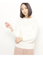 ボトルネックプルオーバー/ホワイト(001)