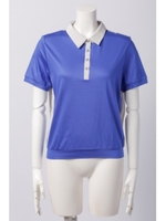 ポロカットソー/ブルー