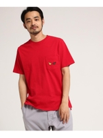 マークゴンザレス別注 ポケット エンジェル 半袖 Tシャツ/レッド(062)