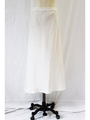 マーメイドサテンスカート/ホワイト