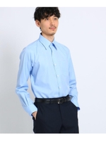 マイクロドットブロードシャツ[ メンズ トップス シャツ ビジネス 結婚式 ノンアイロン ]/ライトブルー(091)