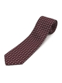 マイクロ無地見え ネクタイ/ボルドー(564)