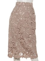 リリーレースタイトスカート/モカ