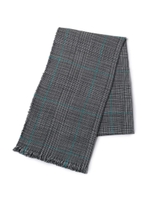 レーヨンカシミヤグレンチェックストール[ メンズ ストール ]/グレー(212)