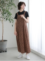 ロングジャンスカ/ベージュ