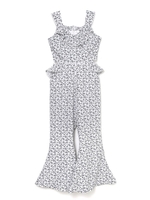 花柄ロンパース/ホワイト