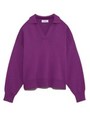 襟付スキッパーニット/PPL