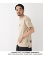 別注 KANGOL / カンゴール 半袖 Tシャツ/ベージュ(052)