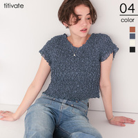 ポコポコシャーリングシアートップス