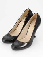 エナメルミラーヒールパンプス