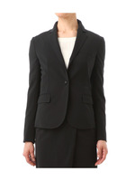 サテン切り替えストレッチジャケット