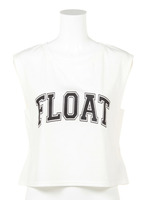 FLOATプリントノースリーブTシャツ