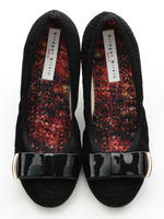 【Bridget　Birkin　Walk】エナメルリボン　モールドソールバレーシューズ