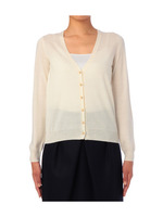 ゴールドボタンニットカーディガン