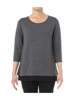 バックスリットAラインニット