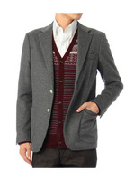 カシミヤ混紡テーラードジャケット