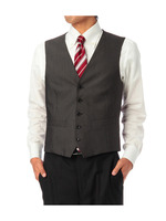 シャドーブライトヘリンボーンドレスベスト